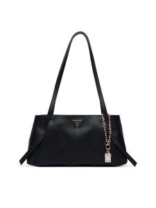 Guess Torebka Devon HWBG97 45090 Czarny. Czarne torebki klasyczne Guess, z aplikacjami, ze skóry, bez dodatków. Za 584,99 zł.