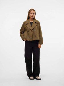 Vero Moda Kurtka przejściowa w kolorze khaki rozmiar: L. Brązowe kurtki Vero Moda, l, bez wzorów, bez kaptura. Za 131,74 zł.