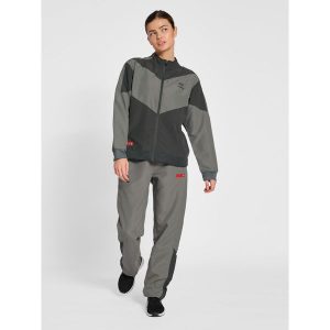 Damska bluza dresowa Hummel Pro Grid. Szare kurtki Hummel, s, bez wzorów, z dresówki, bez kaptura. W wyprzedaży za 237,50 zł.