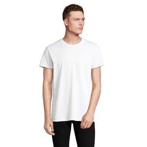 Koszulka Unisex Dla Dorosłych Re Crusader Z Recyklingu. Białe bluzki SOL'S, s, bez wzorów, sportowe, bez kołnierzyka, bez ramiączek. Za 43,99 zł.