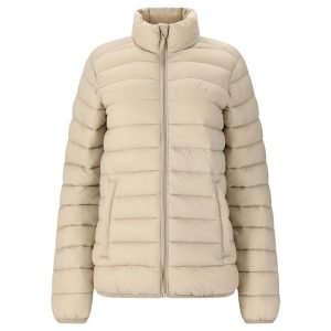 Damska kurtka puchowa Whistler Arubi. Brązowe kurtki WHISTLER, bez wzorów, z puchu, bez kaptura. Za 265,50 zł.