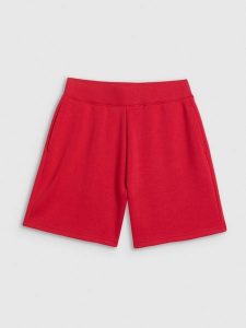 4F Spodenki dresowe damskie - czerwone L. Czerwone szorty 4f, bez wzorów, z dresówki. Za 129,99 zł.