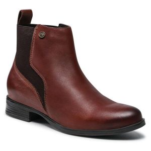 Sztyblety Lasocki. Brązowe botki Lasocki, bez wzorów, bez obcasa, na płaskiej podeszwie, bez zapięcia. Za 137,99 zł.