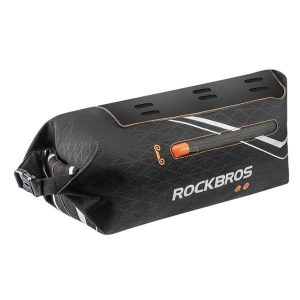 Torebka na ramę rowerową Rockbros 30120016001 zwijana. Białe torebki klasyczne ROCKBROS, bez wzorów, bez dodatków. Za 128,00 zł.