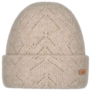 Czapka damska Barts Bridgey. Brązowe czapki Barts, bez wzorów, z dzianiny, sportowe. Za 150,00 zł.