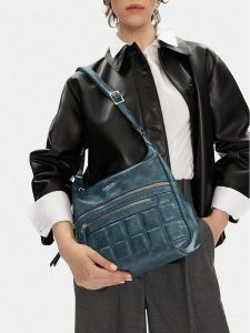 Lasocki Torebka CEO-LSK-L-010-08 Granatowy. Niebieskie torebki klasyczne Lasocki, bez wzorów, ze skóry, bez dodatków. Za 169,99 zł.