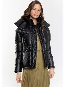 Northwood Kurtka zimowa "June" w kolorze czarnym rozmiar: XL. Czarne kurtki Northwood, na zimę, xl, bez wzorów, z puchu, bez kaptura. Za 152,99 zł.