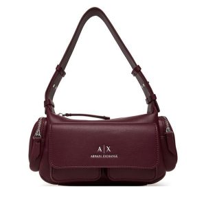 Torebka Armani Exchange. Czerwone torebki klasyczne Armani Exchange, bez wzorów, bez dodatków. Za 629,99 zł.