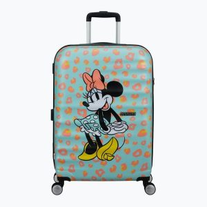 Walizka podróżna American Tourister Disney Wavebreaker. Niebieskie walizki AMERICAN TOURISTER, bez wzorów. Za 549,99 zł.