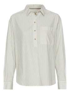 Camel Active Bluzka w kolorze biało-beżowym rozmiar: XXL. Białe bluzki Camel Active, xxl, bez wzorów, z bawełny, bez kołnierzyka, bez ramiączek. Za 166,88 zł.