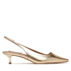 Czółenka Steve Madden. Żółte czółenka Steve Madden, bez wzorów, bez obcasa, bez zapięcia. Za 259,99 zł.