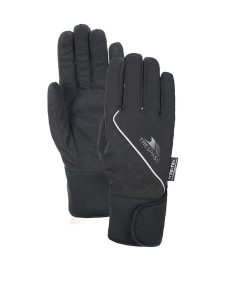 Trespass Rękawiczki "Whiprey" w kolorze czarnym rozmiar: L. Czarne rękawiczki Trespass, bez wzorów, z materiału. Za 74,46 zł.