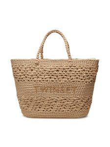 TWINSET Torebka 251TD8110 Beżowy. Brązowe shopper bag Twinset, bez wzorów, z materiału, bez dodatków. Za 779,99 zł.