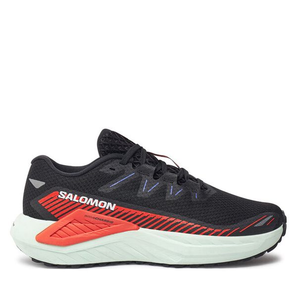 Buty do biegania Salomon. Czarne buty sportowe Salomon, bez wzorów, bez zapięcia, do biegania. Za 399,99 zł.