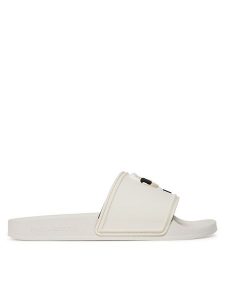 KARL LAGERFELD Klapki Kondo 2.0 KL80905A Biały. Białe klapki KARL LAGERFELD, bez wzorów, z tworzywa sztucznego, bez obcasa. Za 259,99 zł.