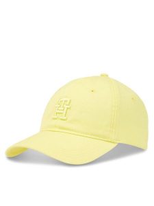 Tommy Hilfiger Czapka z daszkiem Beach Summer Soft Cap AW0AW16170 Żółty. Żółte czapki TOMMY HILFIGER, bez wzorów, z materiału. Za 139,99 zł.