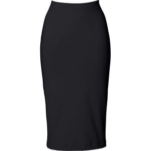 Spódnica ołówkowa. Czarne spódnice bonprix, bez wzorów, z elastanu, eleganckie. Za 79,99 zł.
