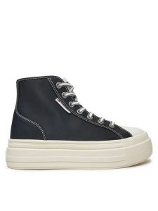 Tommy Jeans Trampki Foxing EN0EN02704 Czarny. Czarne trampki Tommy Jeans, bez wzorów, z jeansu, bez zapięcia. Za 219,99 zł.