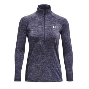 Bluza sportowa dla kobiet Under Armour ½ ZIP. Szare bluzy Under Armour, s, bez wzorów, bez kaptura. Za 219,99 zł.
