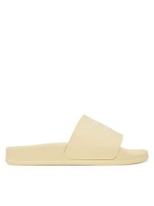 Elisabetta Franchi Klapki F4-A0E-0312 Żółty. Żółte kalosze Elisabetta Franchi, bez wzorów, z tworzywa sztucznego, bez obcasa. Za 229,99 zł.