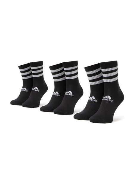 Adidas Skarpety długie DZ9347 Czarny. Czarne skarpetki ADIDAS, bez wzorów, z materiału. Za 59,99 zł.