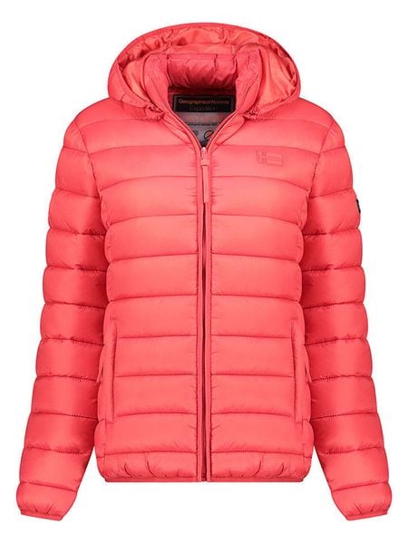 Geographical Norway Kurtka pikowana "Atichoko" w kolorze czerwonym rozmiar: XL. Czerwone kurtki Geographical Norway, xl, bez wzorów, bez kaptura. Za 181,76 zł.