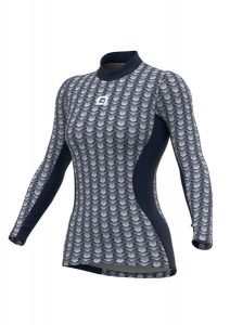 Koszulka termoaktywna damska Alé Cycling Cubes. Czerwone koszule nocne Ale Cycling, bez wzorów, z materiału, bez ramiączek. Za 231,99 zł.