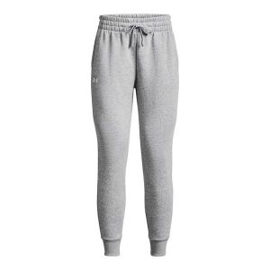 Damskie spodnie dresowe Under Armour Rival Fleece. Białe spodnie sportowe Under Armour, m, bez wzorów, z dresówki, do biegania. Za 245,50 zł.