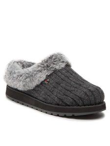 Skechers Kapcie Ice Angel 31204/CCL Szary. Szare kapcie Skechers, bez wzorów, z materiału. Za 169,99 zł.