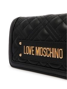LOVE MOSCHINO Torebka JC5681PP1OLA0000 Czarny. Czarne torebki wieczorowe LOVE MOSCHINO, bez wzorów, ze skóry, bez dodatków. Za 639,99 zł.