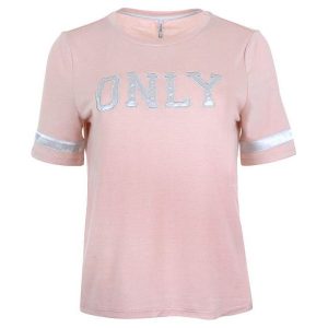 Only Mia S / S Only Logo Top Jrs Rose Dym (Rozmiar Xs). Topy marki ONLY. W wyprzedaży za 75,00 zł.