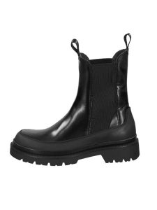 GANT Footwear Skórzane sztyblety w kolorze beżowo-czarnym rozmiar: 38. Brązowe buty sportowe GANT Footwear, bez wzorów, bez zapięcia. Za 280,44 zł.