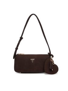 Guess Torebka Isobel Mini 00003059 27682 Brązowy. Brązowe torebki klasyczne Guess, z aplikacjami, ze skóry, bez dodatków. Za 639,99 zł.