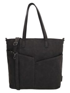 Beagles Skórzany shopper bag "Lourenza" w kolorze czarnym - 40,5 x 32 x 14,5 cm rozmiar: onesize. Czarne shopper bag Beagles, bez wzorów, z materiału, na ramię, bez dodatków. Za 86,99 zł.