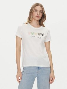 JDY T-Shirt Michigan 15311702 Biały Regular Fit. Białe t-shirty JDY, xl, bez wzorów, z bawełny, bez kołnierzyka, bez ramiączek. Za 59,99 zł.