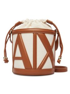 Armani Exchange Torebka XW002183 AF22635 M6261 Brązowy. Brązowe torebki klasyczne Armani Exchange, bez wzorów, z materiału, bez dodatków. Za 569,99 zł.