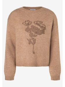 More & More Sweter w kolorze jasnobrązowym rozmiar: 44. Brązowe swetry oversize More & More, bez wzorów, ze splotem, bez ramiączek. Za 124,95 zł.