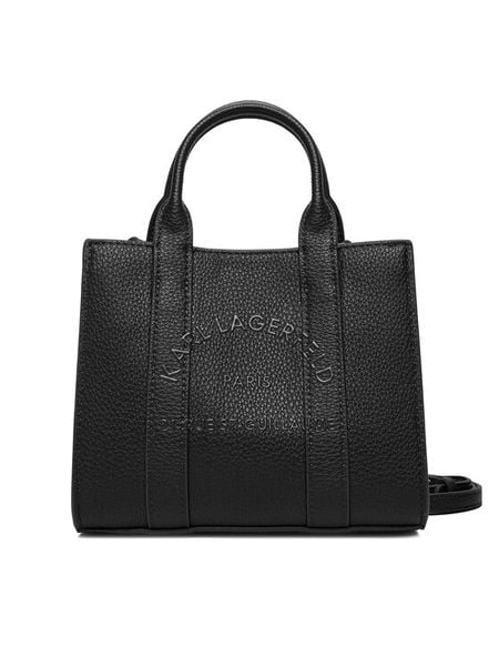 KARL LAGERFELD Torebka A4W30266 Czarny. Czarne torebki klasyczne KARL LAGERFELD, bez wzorów, ze skóry, bez dodatków. Za 419,99 zł.