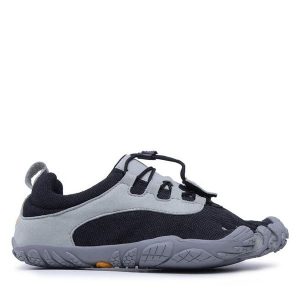 Buty do biegania Vibram Fivefingers. Czarne buty sportowe Vibram Fivefingers, bez wzorów, bez zapięcia, do biegania, vibram fivefingers. Za 369,99 zł.
