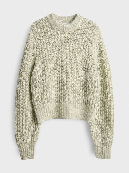 OPUS Sweter w kolorze jasnozielonym rozmiar: 40. Zielone swetry oversize Opus, bez wzorów, z wełny, bez ramiączek. Za 187,06 zł.