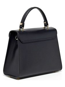 Maison héritage PARIS Skórzana torebka "Doce" w kolorze czarnym - 25 x 20 x 9,5 cm rozmiar: onesize. Czarne torebki klasyczne Maison héritage PARIS, bez wzorów, z materiału, przez ramię, bez dodatków. Za 277,36 zł.