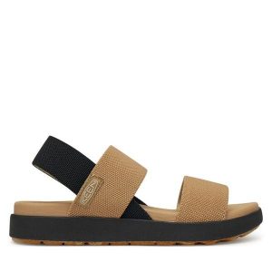 Sandały Keen. Brązowe buty trekkingowe Keen, bez wzorów, bez obcasa, bez zapięcia. Za 239,99 zł.