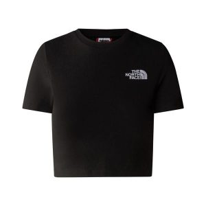 The North Face Koszulka S/S Essential Cropped Nf0A55Aojk3. Czarne koszulki sportowe The North Face, bez wzorów, bez ramiączek. Za 107,99 zł.