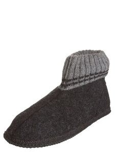 Kitz-pichler Filcowe bambosze w kolorze czarno-szarym rozmiar: 45. Czarne kapcie Kitz-Pichler, bez wzorów, z wełny. Za 113,99 zł.