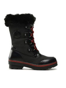 Kimberfeel Śniegowce Aponi Czarny. Czarne buty zimowe Kimberfeel, ze skóry, bez obcasa, bez zapięcia. Za 549,99 zł.