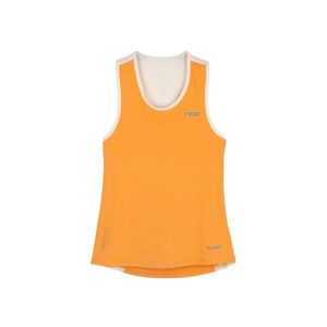 Damski tank top Nox Pro. Brązowe topy NOX, bez wzorów, sportowe, bez kołnierzyka, bez ramiączek. Za 177,50 zł.