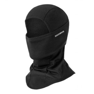 Czapka sportowa termiczna Rockbros LF7345BK - Czarna. Czarne czapki ROCKBROS, bez wzorów, z elastanu, sportowe. Za 63,60 zł.
