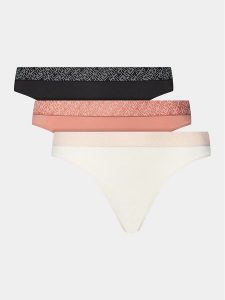 Tommy Hilfiger Komplet 3 par fig klasycznych UW0UW05187 Kolorowy. Komplety bielizny TOMMY HILFIGER, bez wzorów, z syntetyku. Za 119,99 zł.