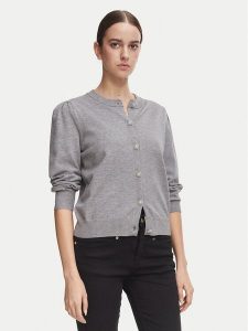 Morgan Kardigan 262-MKNOT Szary Regular Fit. Szare kardigany Morgan, z syntetyku. Za 239,99 zł.