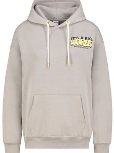 Sublevel Bluza w kolorze kremowym rozmiar: XS. Brązowe bluzy Sublevel, xs, bez wzorów, z kapturem. Za 103,45 zł.